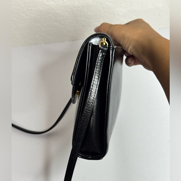 Givenchy Pocket Mini Black Leather Handbag Crossbody Vintage - Picture 6 of 13